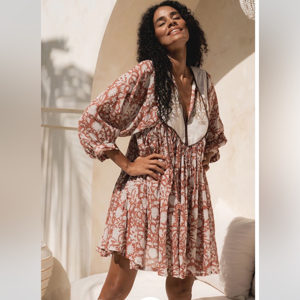 Daughters of India Diya mini dress
